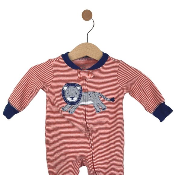 Carter's set of 3 Long Sleeve Bodysuit Red, Blue, White 3 Months - Picture 9 of 13